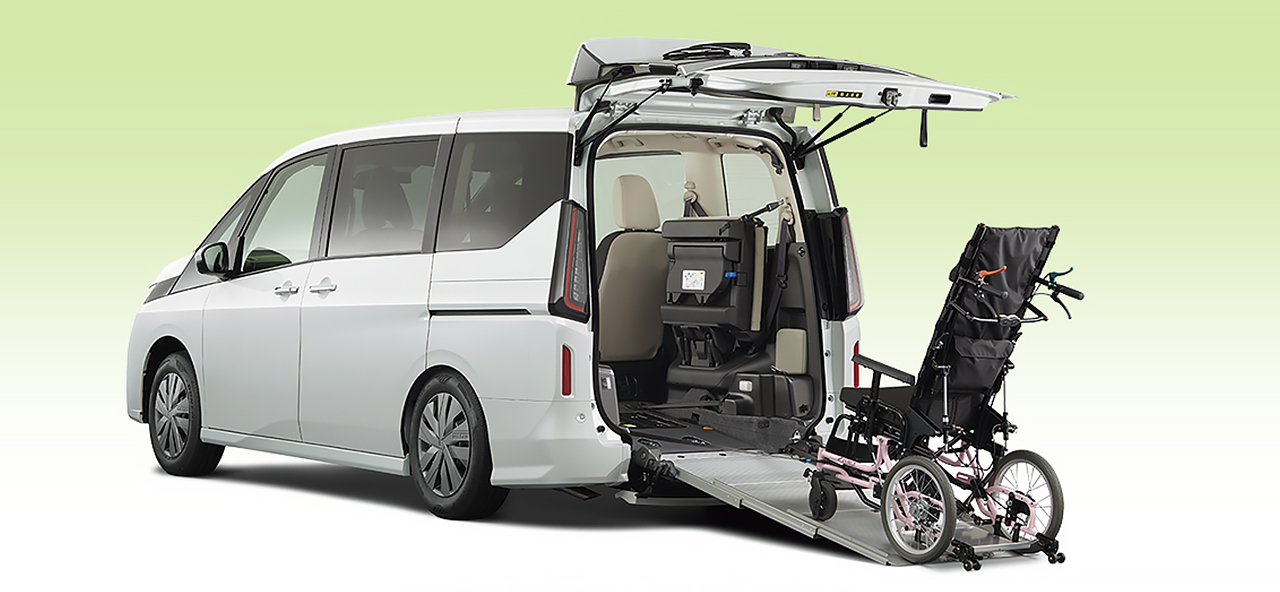 NISSAN welfare vehicle, Lifecare vehicle SERENA chair cab slope type